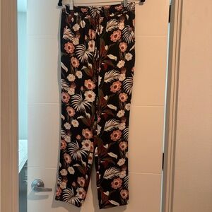 Scotch & Soda wide legged floral pants